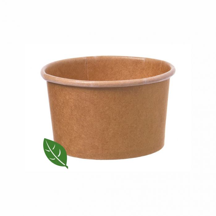 Eisbecher 240ml FSC® Kraftpapier/PLA Ø9,6cm